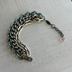 Sabika Mixed Metal Multi-Chain Bracelet